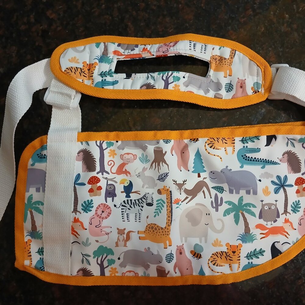 Kids Arm Sling Immobilizer with Portable Brace Large